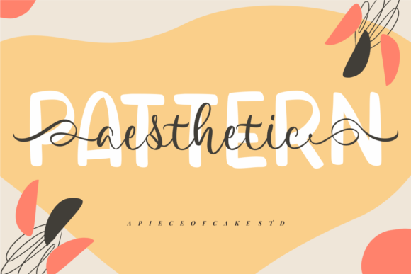 Aesthetic Pattern Duo: A Font with Romantic Charm