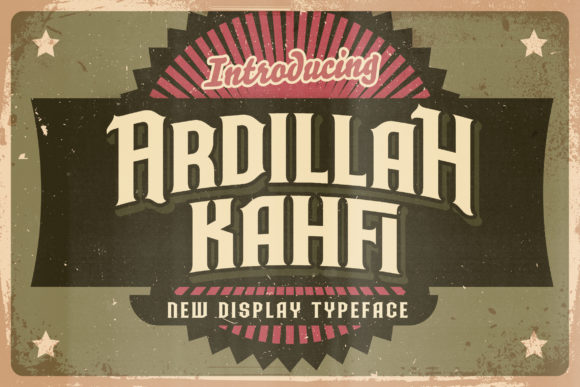 Ardilah Kafi: A Vintage Blackletter Font for Editorial Design