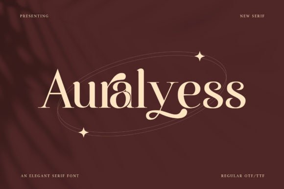 Auralyess Serif Font for Web Design