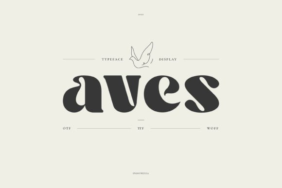 Aves Serif Font for Editorial Design
