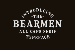 Bearmen: A Playful Serif Font for Polished Branding