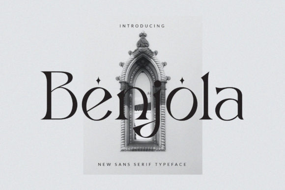 Benjola: A Serif Font for Branding and Design Projects