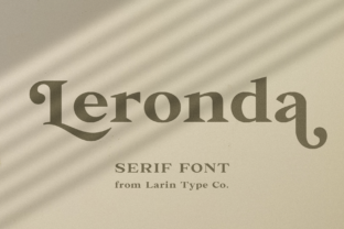 Choosing Leronda for a Vintage-Inspired Website Design