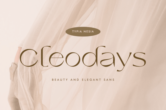 Cleodays – A Feminine Sans Serif Font for Modern Branding