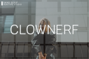 Clownerf: A Modern Sans Serif Font for Branding Projects
