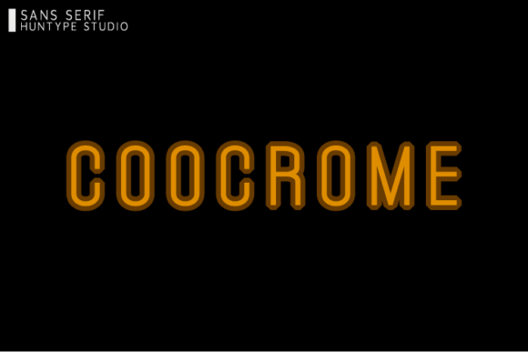 Coocrome: A Modern Sans Serif for Branding and Design