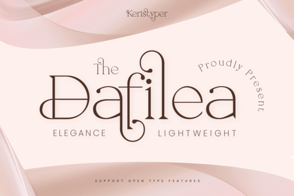 Dafilea Font for Modern Web Design Projects
