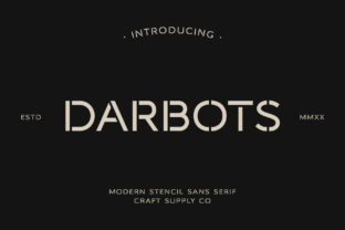 Darbots: A Modern Sans Serif Font for Editorial Design
