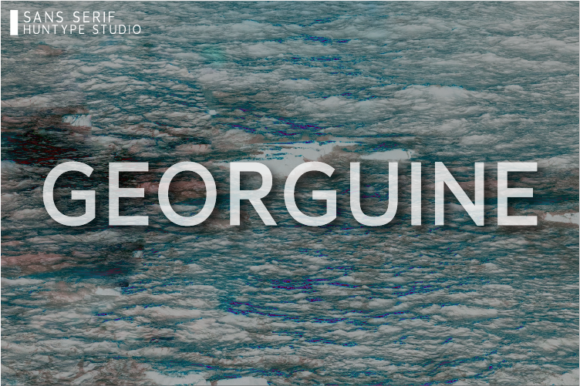 Georguine: A Modern Sans Serif Font for Web Design