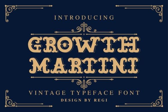 Growth Martini Font for Web Design