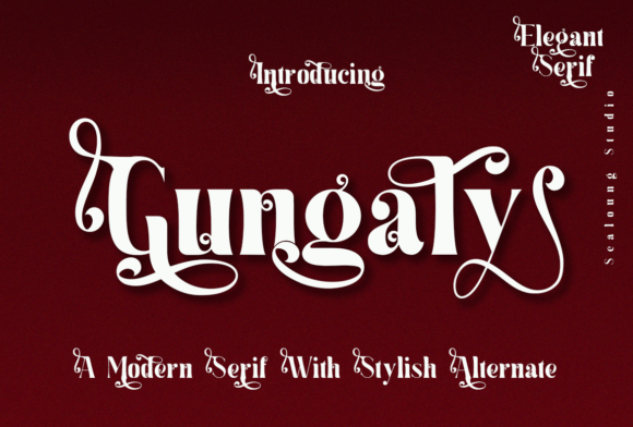 Gungaly Serif Font for Professional Branding