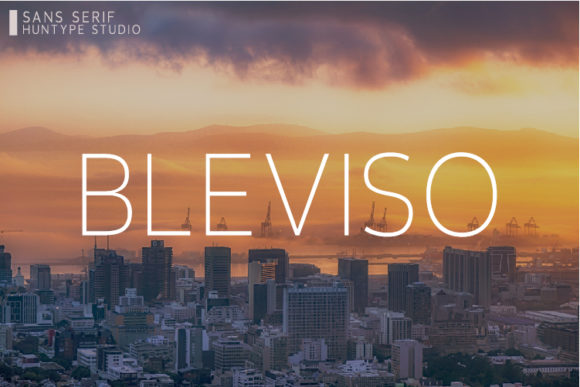 How Bleviso Elevates Your Brand with a Modern Sans Serif Font