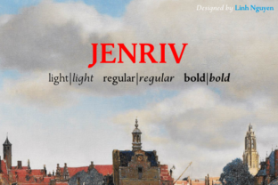 Jenriv Serif Font for Web Design Projects