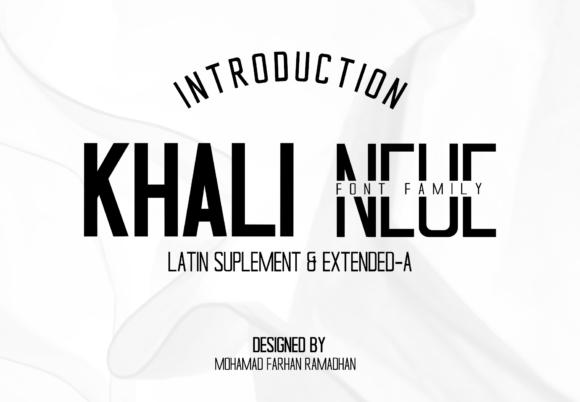Khali Neue: A Modern Sans Serif for Handmade Creations