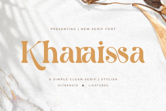 Kharaissa Serif Font for Handmade Creations