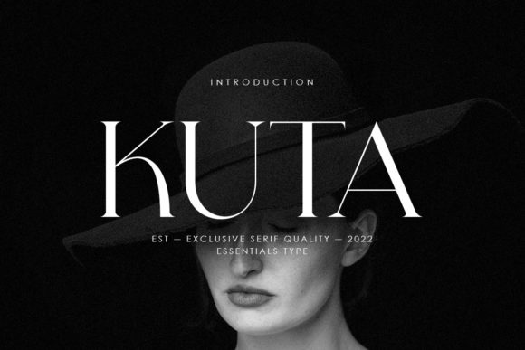 Kuta Serif Font for Handmade Creations