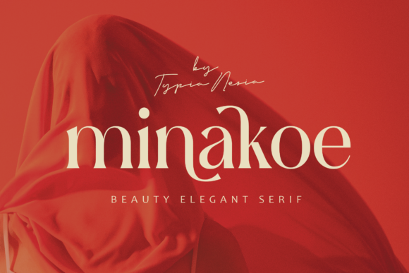 Minakoe – A Feminine Serif Font for Modern Branding