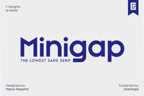 Minigap: A Clean Sans Serif Font for Your Brand