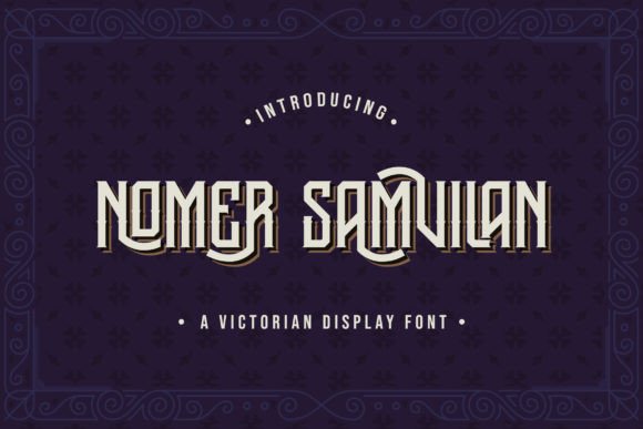 Nomer Samvilan: A Victorian Blackletter Font for Timeless Branding
