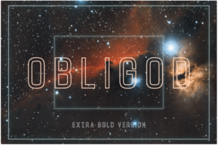 Obligod Outline Extra Bold for Handmade Creations