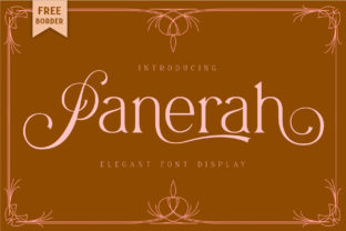 Panerah: A Playful Serif Font for Business Branding