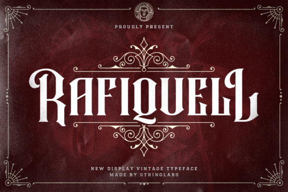 Rafiquell: A Vintage Font for Editorial Design