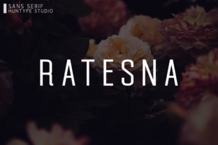 Ratesna: A Modern Sans Serif Font for Handmade Creations