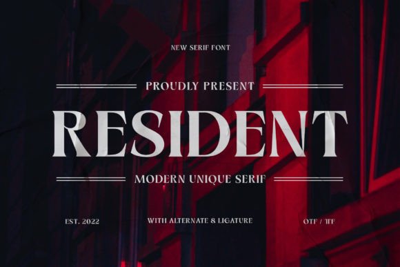 Resident Serif Font for Modern Web Design