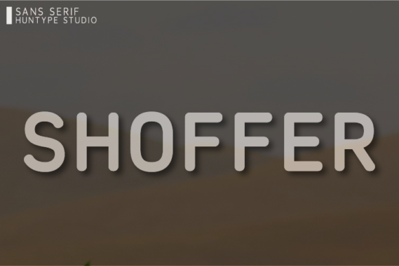 Shoffer: A Modern Sans Serif Font for Editorial Design