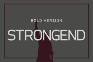 Strongend Bold: A Modern Sans Serif Font for Polished Branding