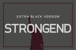 Strongend Extra Black for Web Design Projects