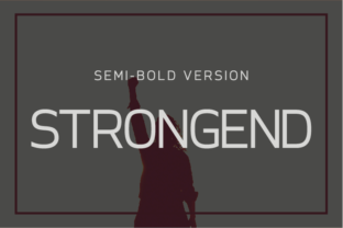 Strongend Semi-Bold for Branding That Stands Out