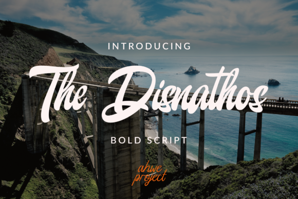 The Disnathos Font: A Nostalgic Bold Script for Branding