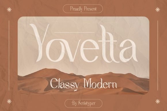 Yovetta: A Stylish Sans Serif Font for Handmade Creations